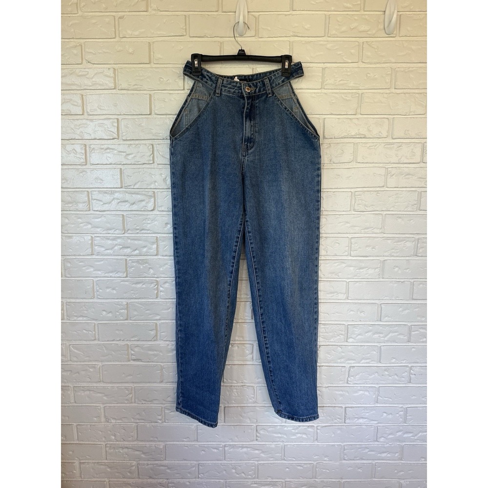 PLT Women's 90's Style High Waist Tapered Leg Denim Jeans Size 6 🌸